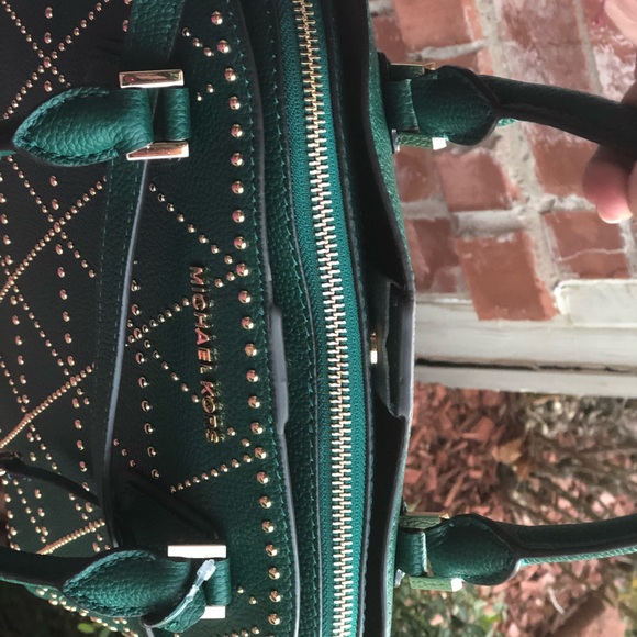 Michael kors adele Large studded satchel bag - Picture 6 of 8